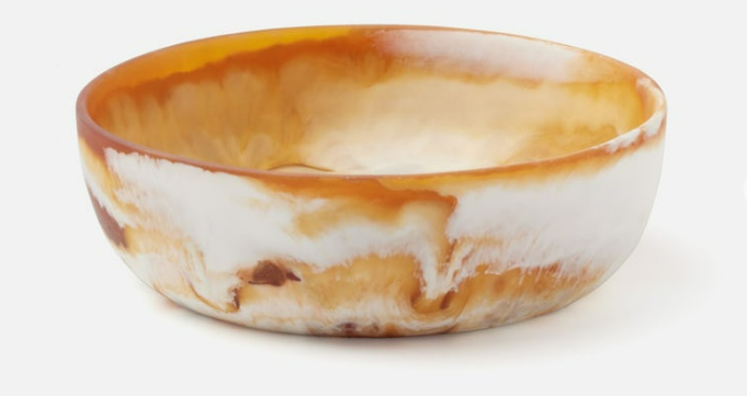 Blue Pheasant Resin, Serving Bowl