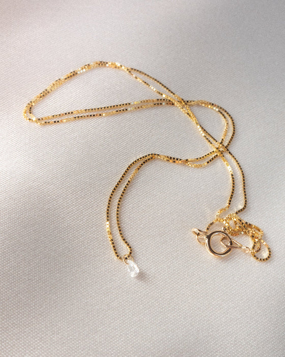 Apres Bella Diamond Charm Necklace 14K Yellow Gold