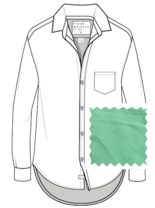 Frank and Eileen Eileen Relaxed Button Up (spearmint)