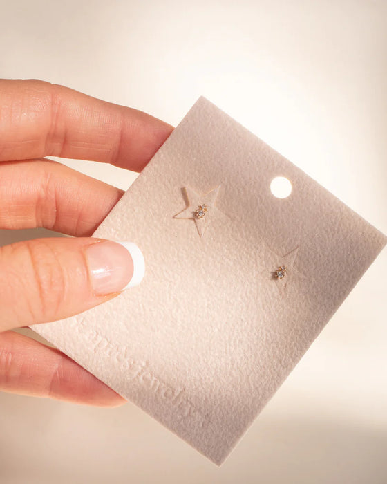 Apres - gigi diamond studs (14k yellow gold)