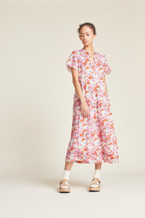 Birds of Paradis Luana Dress (palm)