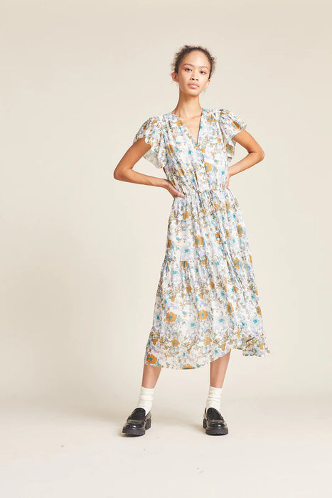 Trovata Kristi Dress (violet tendril)