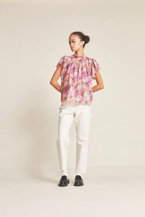 Birds of Paradis Carla Highneck Shirt (young meadow)