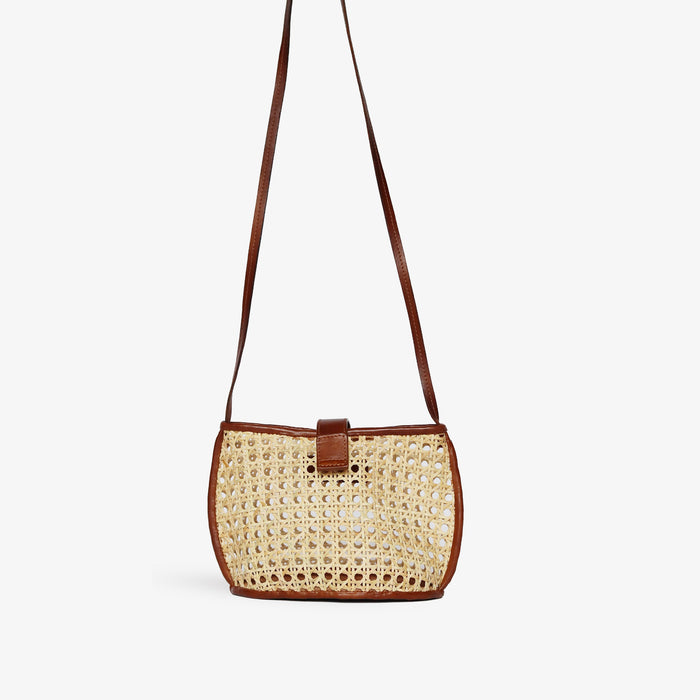 Bembien Paola Crossbody Sienna Rattan