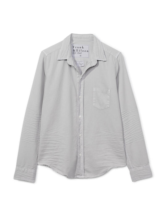 Frank and Eileen Barry Tailored Button Up (gray denim)