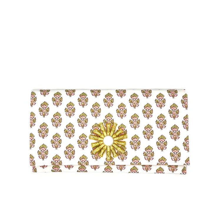 Garland Bag bindi clutch sunburst