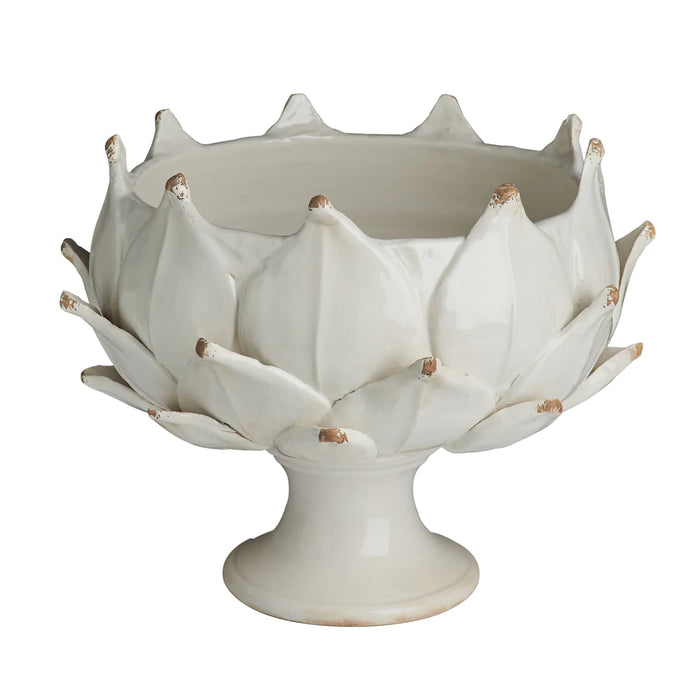 Gathered Garden Footed Planter W/ Artichokes